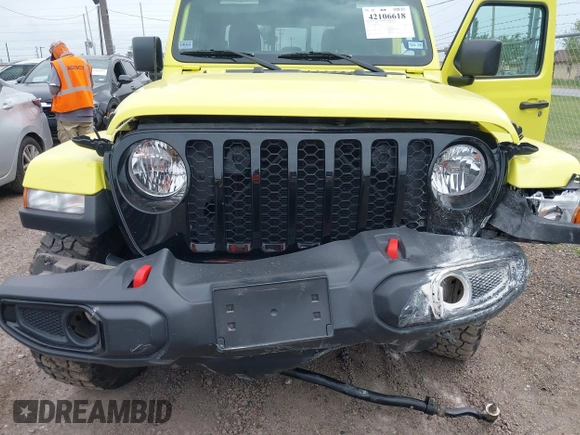 2023 Jeep Gladiator Sport S with VIN 1C6HJTAG1PL576760, listed as a IAAI auction lot 42106618 with 24,738 mi miles and . Bid and sale history available at DreamBid. Image 6.