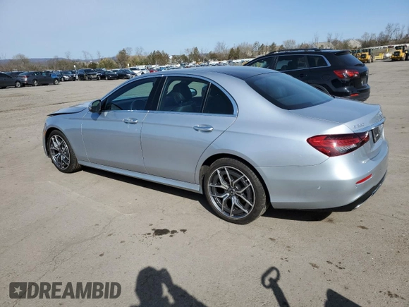 2021 Mercedes-Benz E 350 with VIN W1KZF8EB9MA875615, listed as a Copart auction lot 51165855 with 36,247 mi miles and Salvage Title. Bid and sale history available at DreamBid. Image 2.