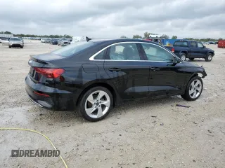 2024 Audi A3 Premium Plus with VIN WAUBUDGY0RA008488, listed as a Copart auction lot 47888515 with 5,431 mi miles and Salvage Title. Bid and sale history available at carsss.com. Image 3.