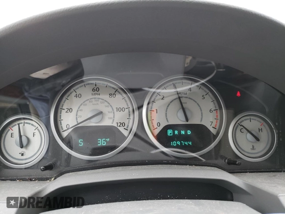 2009 Chrysler Town & Country Touring with VIN 2A8HR541X9R536460, listed as a Copart auction lot 52554635 with 109,744 mi miles and Salvage Title. Bid and sale history available at DreamBid. Image 9.