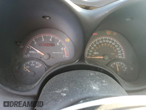 2002 Pontiac Grand Am GT1 with VIN 1G2NV52E22M728965, listed as a Copart auction lot 46291005 with 132,345 mi miles and Salvage Title. Bid and sale history available at carsss.com. Image 9.