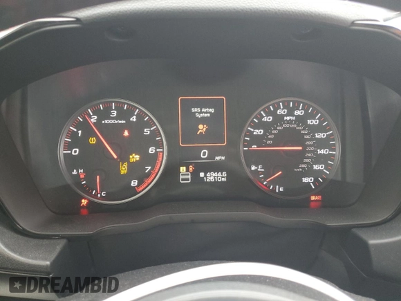 2024 Subaru WRX Premium with VIN JF1VBAH66R9806809, listed as a Copart auction lot 54609485 with 12,610 mi miles and Salvage title. Bid and sale history available at DreamBid. Image 9.