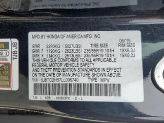2020 Acura RDX Technology with VIN 5J8TC2H57LL006740, listed as a Copart auction lot 59272975 with 62,788 mi miles and Salvage title. Bid and sale history available at DreamBid. Image 14.