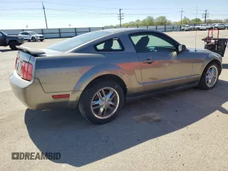 2005 Ford Mustang Deluxe with VIN 1ZVFT80N655188297, listed as a Copart auction lot 53081905 with 1,347 mi miles and Salvage Title. Bid and sale history available at carsss.com. Image 3.