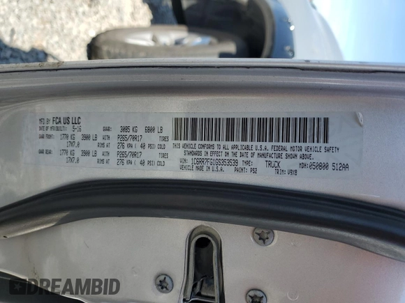 2016 Ram 1500 Express z VIN 1C6RR7FG1GS353539, wystawiony jako Copart lot #55940265 z przebiegiem 130 268 mil mil oraz Szkoda całkowita • Salvage title. Historia ofert i sprzedaży dostępna na DreamBid. Obrazek 13.