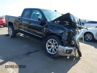 2015 GMC Sierra 1500 SLT with VIN 1GTR1VEC0FZ195574, listed as a IAAI auction lot 42443999 with Not provided miles and . Bid and sale history available at DreamBid. Image 1.