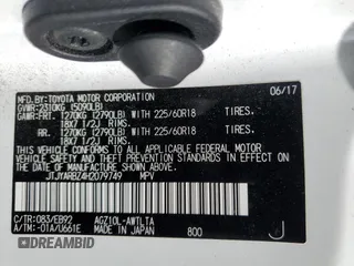 2017 Lexus NX 200t with VIN JTJYARBZ4H2079749, listed as a Copart auction lot 51000765 with 76,403 mi miles and Salvage Title. Bid and sale history available at DreamBid. Image 13.