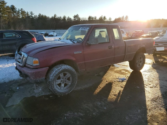 2006 Ford Ranger XL with VIN 1FTZR15E06PA71447, listed as a Copart auction lot 89256025 with 126,293 mi miles and Salvage Title. Bid and sale history available at carsss.com. Image 1.