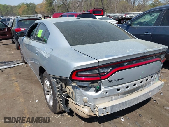 2019 Dodge Charger SXT with VIN 2C3CDXBG0KH572645, listed as a IAAI auction lot 41911868 with 119,024 mi miles. Bid and sale history available at carsss.com. Image 3.