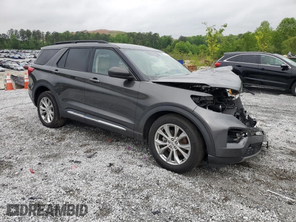 2020 Ford Explorer XLT z VIN 1FMSK7DH7LGB46480, wystawiony jako Copart lot #54416935 z przebiegiem Nie podano mil oraz Szkoda całkowita • Salvage title. Historia ofert i sprzedaży dostępna na DreamBid. Obrazek 4.