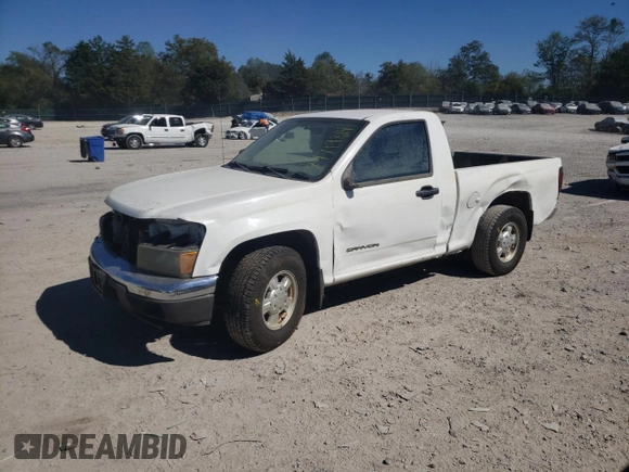2005 GMC Canyon SL Z85 with VIN 1GTCS148858281468, listed as a Copart auction lot 74719814 with 0 mi miles and Salvage Title. Bid and sale history available at carsss.com. Image 1.
