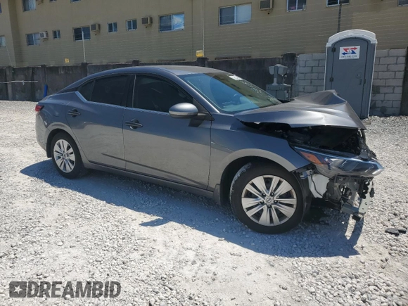 2024 Nissan Sentra S with VIN 3N1AB8BV4RY208717, listed as a Copart auction lot 52950405 with 8,414 mi miles and Non Repairable. Bid and sale history available at DreamBid. Image 4.