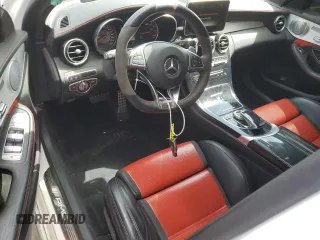 2016 Mercedes-Benz C 63 S AMG with VIN 55SWF8HB4GU116325, listed as a Copart auction lot 44614595 with 89,022 mi miles and Salvage title. Bid and sale history available at DreamBid. Image 8.