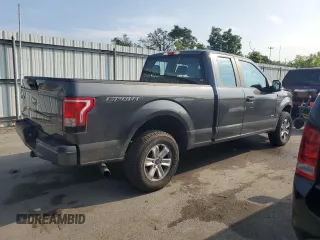 2015 Ford F-150 XL with VIN 1FTEX1CG0FFC37674, listed as a Copart auction lot 62268035 with 149,842 mi miles and Salvage title. Bid and sale history available at DreamBid. Image 3.