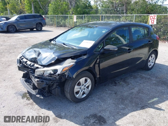 2017 Kia Forte5 LX with VIN KNAFK5A86H5699782, listed as a IAAI auction lot 41996763 with 80,974 mi miles. Bid and sale history available at carsss.com. Image 18.