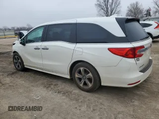 2019 Honda Odyssey Touring with VIN 5FNRL6H80KB062238, listed as a Copart auction lot 42934465 with 87,113 mi miles and Salvage Title. Bid and sale history available at carsss.com. Image 2.