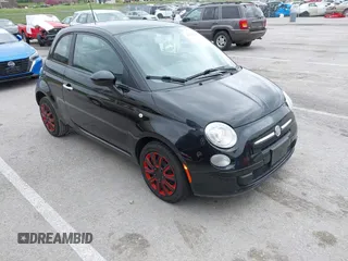 2012 FIAT 500 Pop with VIN 3C3CFFAR9CT363811, listed as a IAAI auction lot 41928185 with 85,798 mi miles. Bid and sale history available at carsss.com. Image 1.