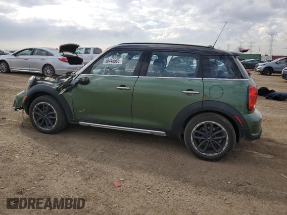 2016 MINI Countryman S с VIN WMWZC5C57GWU03657, выставлен на аукционе Copart как лот 50445585 с пробегом 61 661 миль миль и Списание • Salvage title. История ставок и продаж доступна на DreamBid. Изображение 2.
