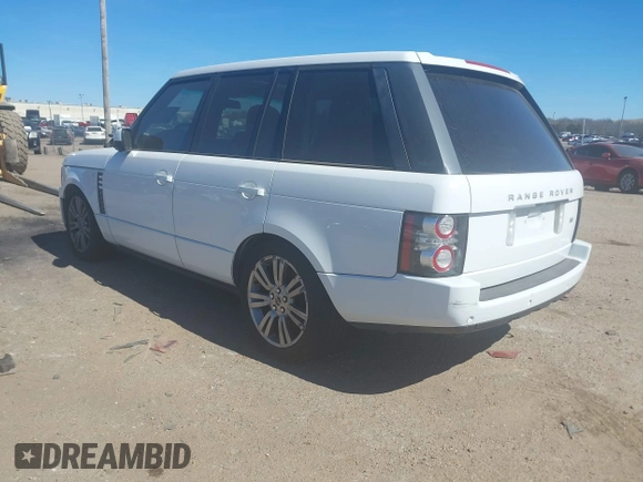2012 Land Rover Range Rover HSE Lux with VIN SALMF1D49CA379073, listed as a IAAI auction lot 41477902 with 150,534 mi miles and . Bid and sale history available at DreamBid. Image 3.
