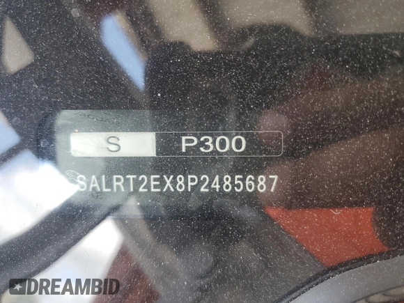 2023 Land Rover Discovery with VIN SALRT2EX8P2485687, listed as a Copart auction lot 51277505 with 26,412 mi miles and Salvage Title. Bid and sale history available at DreamBid. Image 13.