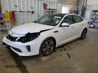 2016 Kia Optima SXL Turbo with VIN 5XXGV4L29GG041708, listed as a Copart auction lot 50995385 with 184,764 mi miles and Salvage Title. Bid and sale history available at carsss.com. Image 1.