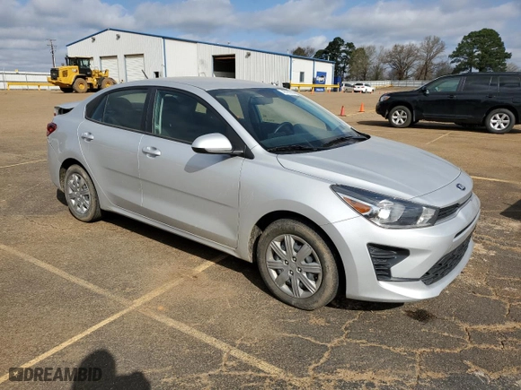 2021 Kia Rio S with VIN 3KPA24AD1ME428163, listed as a Copart auction lot 48780295 with 60,045 mi miles and Salvage Title. Bid and sale history available at carsss.com. Image 4.