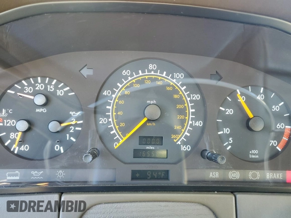 1995 Mercedes-Benz S with VIN WDBGA51E4SA202452, listed as a Copart auction lot 42133385 with 165,561 mi miles and Clean Title. Bid and sale history available at DreamBid. Image 9.