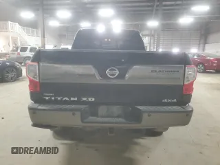 2016 Nissan Titan XD PRO-4X with VIN 1N6BA1F40GN502393, listed as a Copart auction lot 81569894 with 133,029 mi miles and Salvage Title. Bid and sale history available at carsss.com. Image 6.
