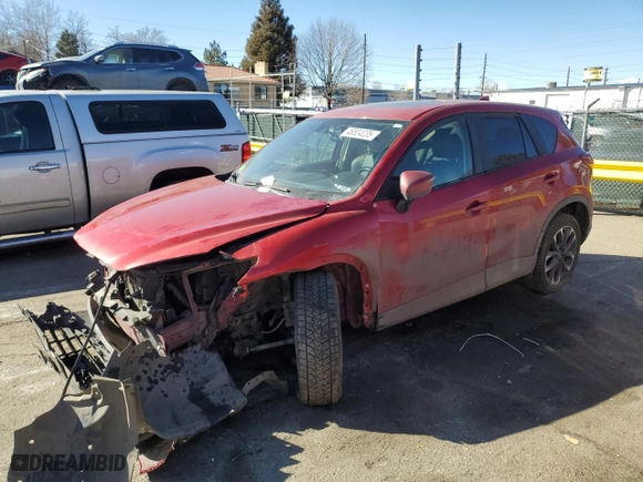 2016 Mazda CX-5 Grand Touring with VIN JM3KE4DY0G0838533, listed as a Copart auction lot 46524235 with 183,899 mi miles and Salvage Title. Bid and sale history available at carsss.com. Image 1.