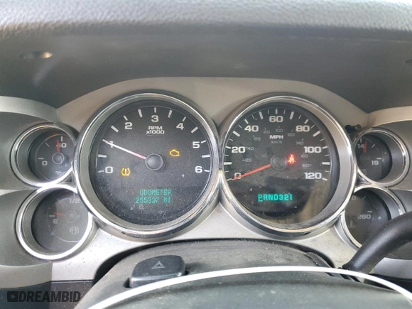 2007 Chevrolet Silverado 1500 LTZ with VIN 2GCEC13J871665279, listed as a Copart auction lot 52497015 with 255,337 mi miles and Clean Title. Bid and sale history available at carsss.com. Image 9.