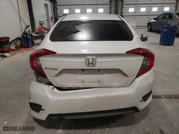 2016 Honda Civic Sedan EX with VIN 19XFC2F71GE086857, listed as a Copart auction lot 41767465 with 0 mi miles and Salvage Title. Bid and sale history available at carsss.com. Image 6.