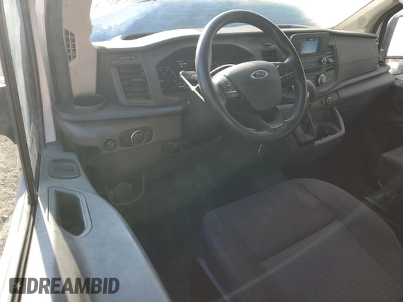 2021 Ford Transit with VIN 1FTRS4XG1MKA15984, listed as a Copart auction lot 41448555 with 59,264 mi miles and Salvage Title. Bid and sale history available at carsss.com. Image 8.