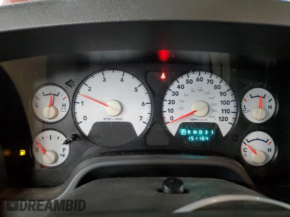 2007 Dodge 1500 Laramie with VIN 1D7HU182X7S168431, listed as a Copart auction lot 49779725 with 151,164 mi miles and Clean Title. Bid and sale history available at carsss.com. Image 9.