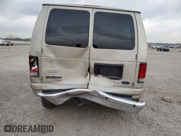 2011 Ford Econoline Passenger XL with VIN 1FBNE3BL4BDA40775, listed as a Copart auction lot 43812945 with Not Provided miles and Salvage Title. Bid and sale history available at carsss.com. Image 6.