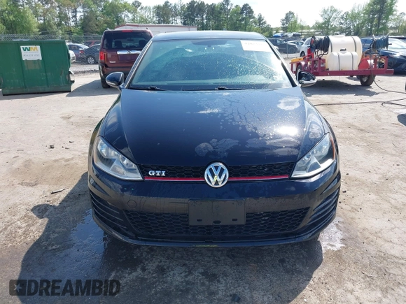 2016 Volkswagen Golf GTI SE with VIN 3VW4T7AU6GM039229, listed as a IAAI auction lot 42073161 with 74,049 mi miles. Bid and sale history available at carsss.com. Image 12.