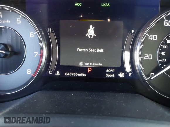2019 Acura RDX Technology with VIN 5J8TC2H59KL001912, listed as a IAAI auction lot 40554335 with 45,986 mi miles and . Bid and sale history available at DreamBid. Image 15.