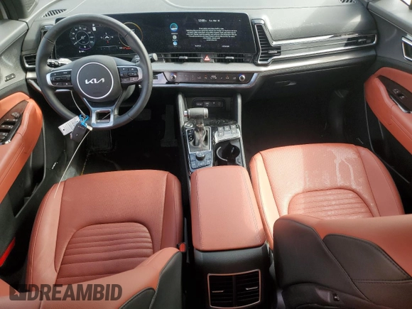 2025 Kia Sportage SX-Prestige с VIN 5XYK5CDF8SG261397, выставлен на аукционе Copart как лот 49309335 с пробегом 6 314 миль миль и Списание • Salvage title. История ставок и продаж доступна на DreamBid. Изображение 8.
