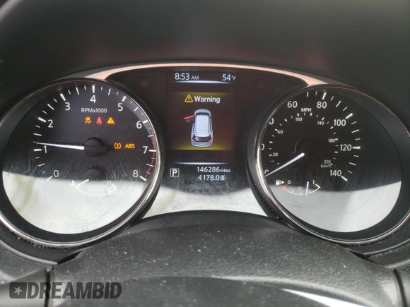 2016 Nissan Rogue S with VIN JN8AT2MVXGW134720, listed as a Copart auction lot 50911655 with 146,286 mi miles and Salvage Title. Bid and sale history available at carsss.com. Image 9.