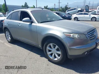 2005 Infiniti FX z VIN JNRAS08U95X104474, wystawiony jako IAAI lot #42408751 z przebiegiem 206 070 mil mil oraz . Historia ofert i sprzedaży dostępna na DreamBid. Obrazek 1.
