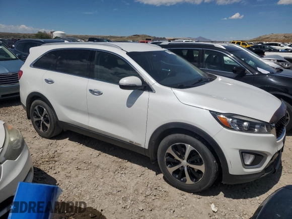 2017 Kia Sorento EX with VIN 5XYPHDA57HG321810, listed as a Copart auction lot 54106215 with 121,948 mi miles and Salvage title. Bid and sale history available at DreamBid. Image 4.