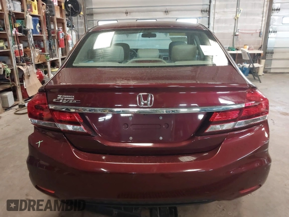 2014 Honda Civic Sedan EX with VIN 19XFB2F85EE017310, listed as a IAAI auction lot 41949163 with 151,121 mi miles. Bid and sale history available at carsss.com. Image 16.