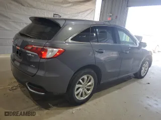 2017 Acura RDX with VIN 5J8TB4H39HL020918, listed as a Copart auction lot 52717695 with 107,124 mi miles and Clean Title. Bid and sale history available at carsss.com. Image 3.
