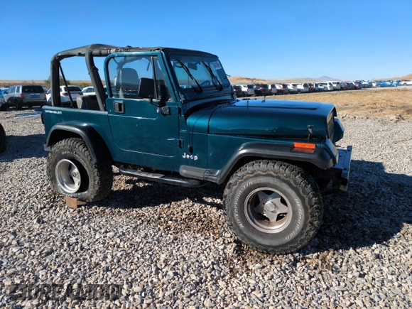 1995 Jeep Wrangler S with VIN 1J4FY19PXSP252139, listed as a Copart auction lot 79447894 with 93,263 mi miles and Salvage Title. Bid and sale history available at carsss.com. Image 4.