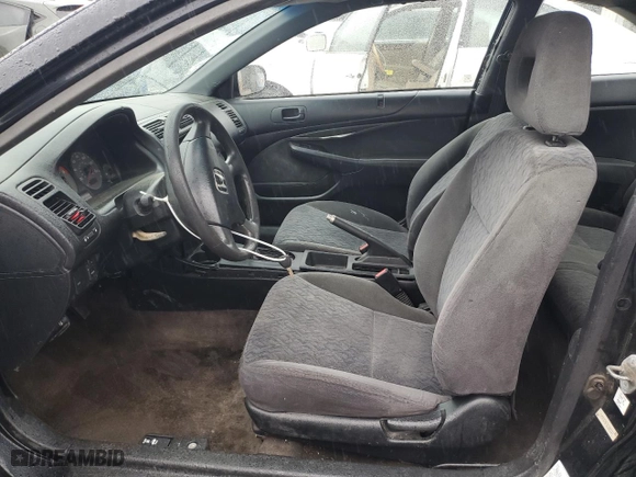 2002 Honda Civic LX with VIN 1HGEM22572L107127, listed as a Copart auction lot 49321675 with 223,555 mi miles and Salvage Title. Bid and sale history available at carsss.com. Image 7.
