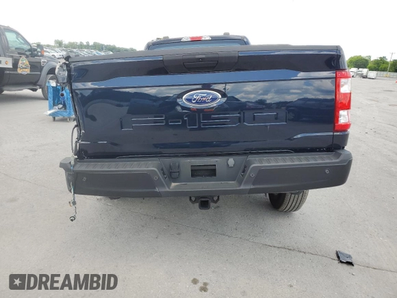 2023 Ford F-150 XL with VIN 1FTMF1CB3PKF58099, listed as a Copart auction lot 61974605 with 12,193 mi miles and Non repairable. Bid and sale history available at DreamBid. Image 6.