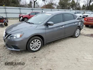 2018 Nissan Sentra SV with VIN 3N1AB7AP1JL645945, listed as a Copart auction lot 48471935 with 80,308 mi miles and Salvage Title. Bid and sale history available at carsss.com. Image 1.