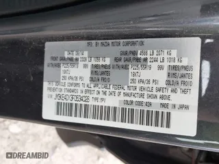 2015 Mazda CX-5 Grand Touring with VIN JM3KE4DY3F0534028, listed as a IAAI auction lot 42057440 with 151,426 mi miles. Bid and sale history available at carsss.com. Image 9.