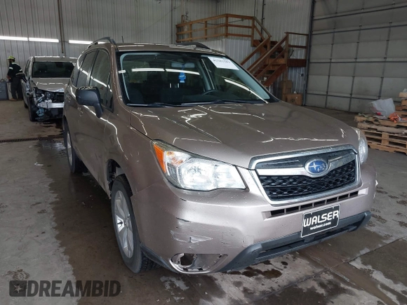 2015 Subaru Forester 2.5i with VIN JF2SJABC6FH816130, listed as a IAAI auction lot 42581583 with 108,478 mi miles and . Bid and sale history available at DreamBid. Image 1.