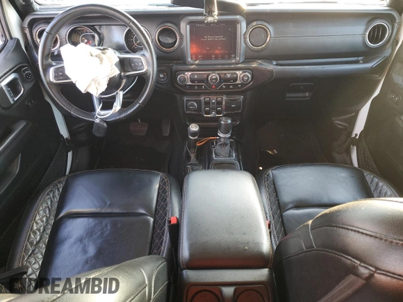 2022 Jeep Gladiator Overland with VIN 1C6HJTFG1NL122157, listed as a Copart auction lot 85239324 with 62,396 mi miles and Salvage title. Bid and sale history available at DreamBid. Image 8.