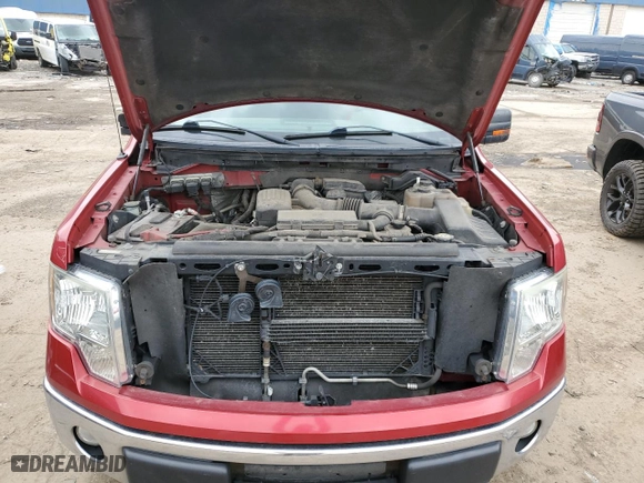 2010 Ford F-150 XL with VIN 1FTFX1EV2AFD24503, listed as a Copart auction lot 51868275 with 185,084 mi miles and Clean Title. Bid and sale history available at carsss.com. Image 12.